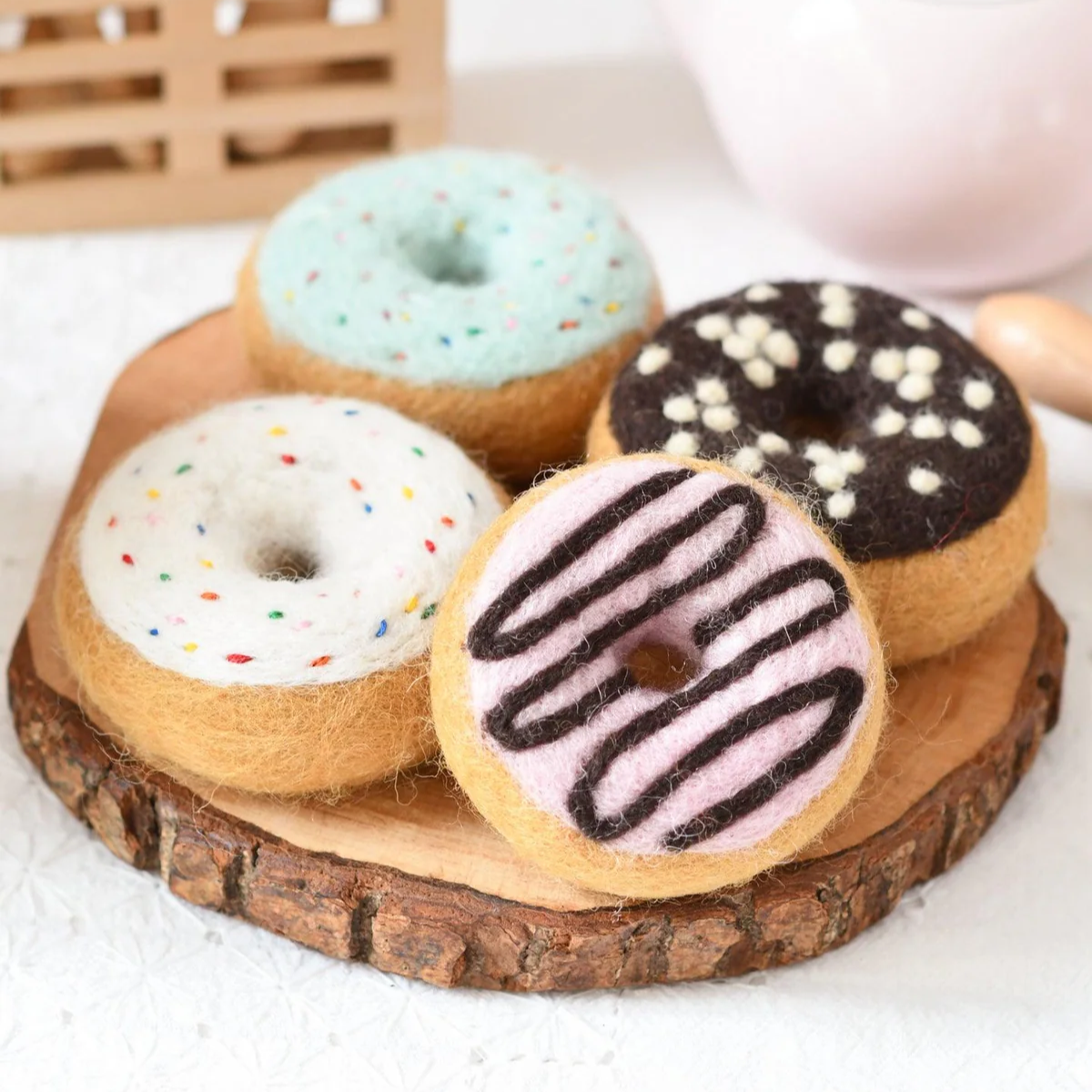 Tara Treasures | Felt Donuts Set of 4