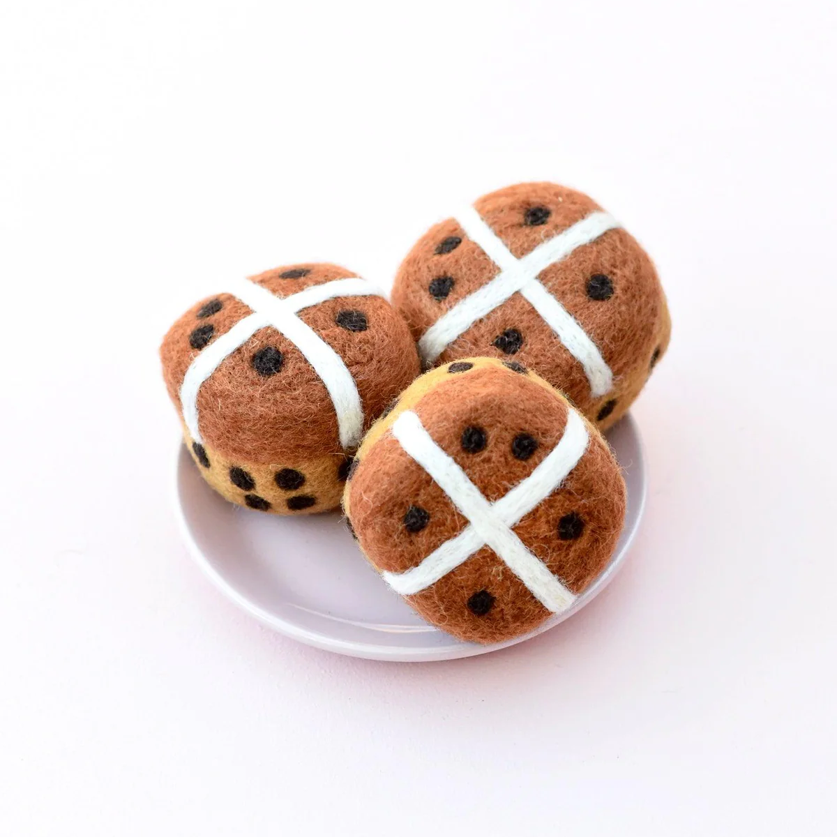 Tara Treasures | Felt Hot Cross Buns Set of 3