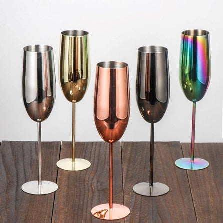 The Stainless Sipper | Stainless Steel Champagne Flute