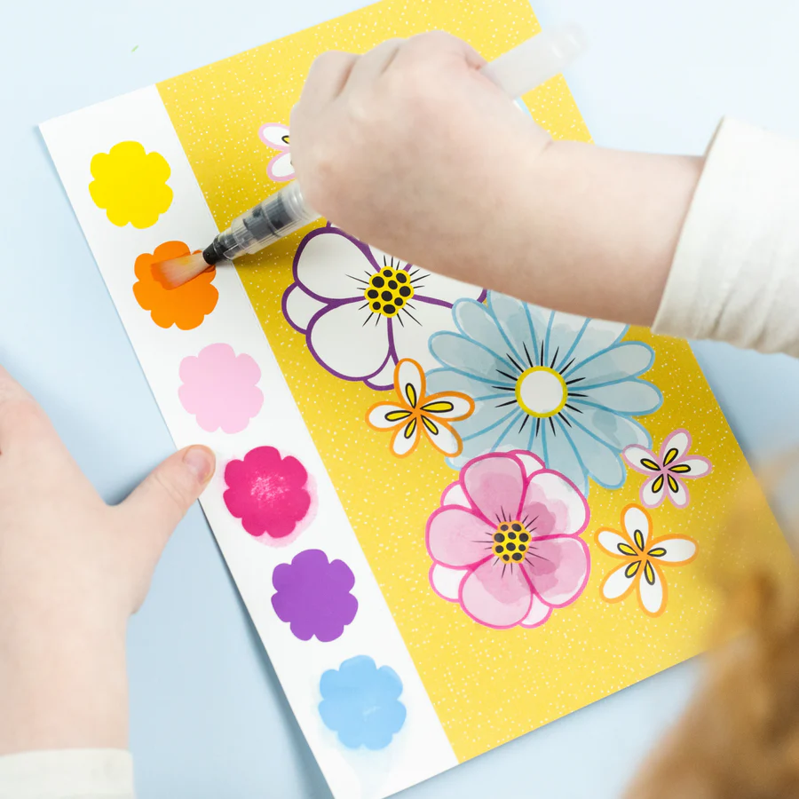 Tiger Tribe Paint A Picture Set | Butterflies And Flowers