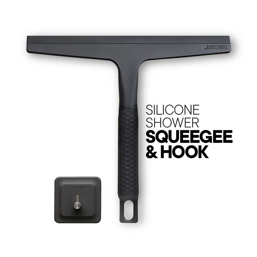 Tooletries The Squeegee | Shower Squeegee and Hook Set