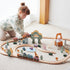 Wooden Train Set 92 Piece by PolarB