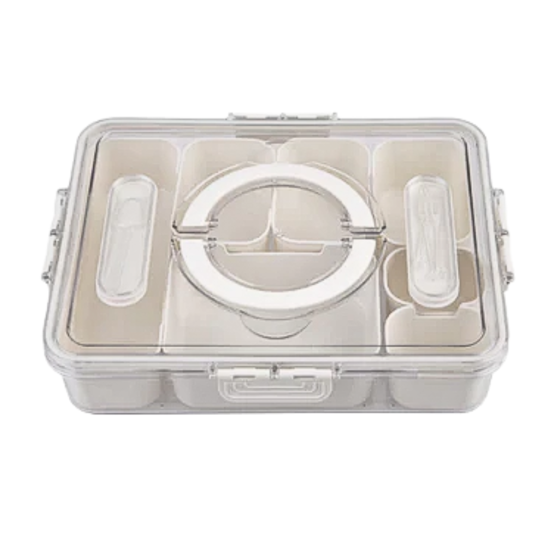 Pizzazz | Rectangular 7 Compartment Grazing Box