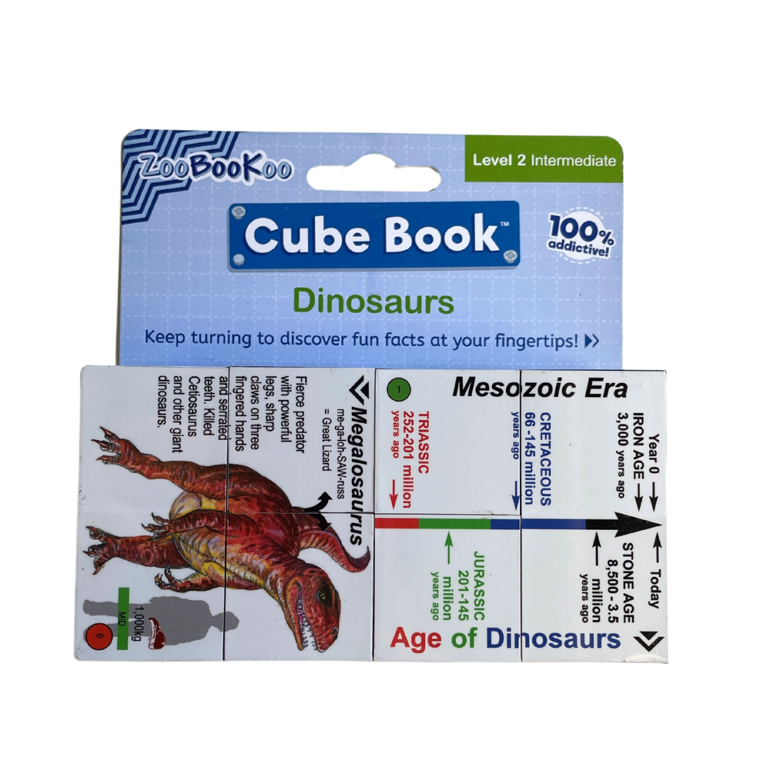 Zoobookoo Cube Book | Dinosaurs