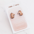 Wood With Words Stud Earrings - Horse