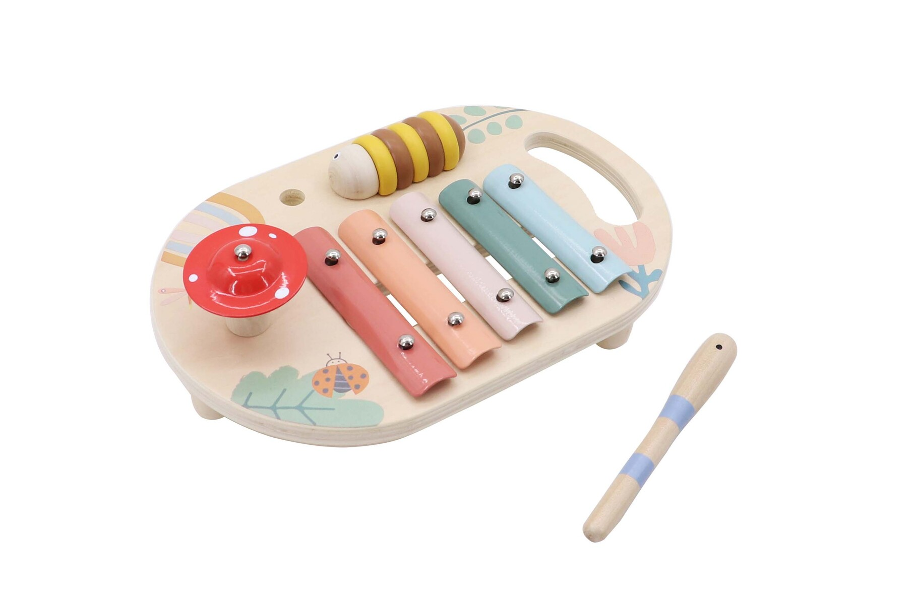 Kaper Kidz | Wooden Spring Insect Music Table