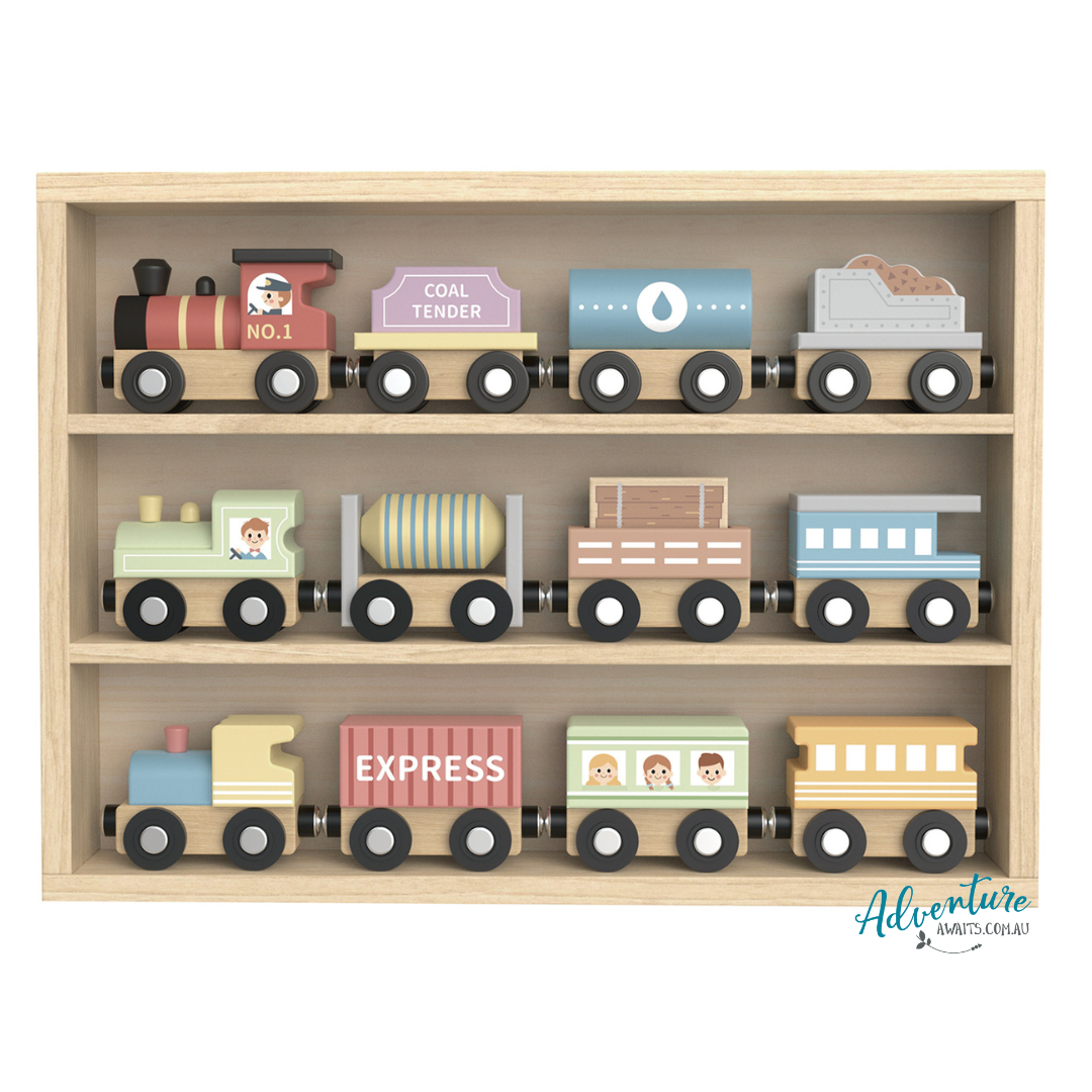 Wooden Train & Carriage Set | My Forest Friends