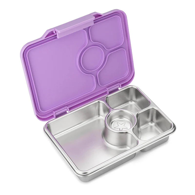 Yumbox Prêt Stainless Steel Bento Lunch Box | 4 Compartments