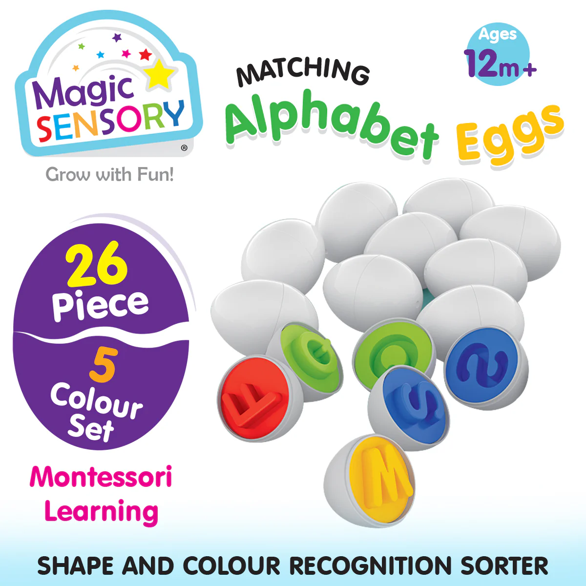 Matching Alphabet Eggs | Magic Sensory