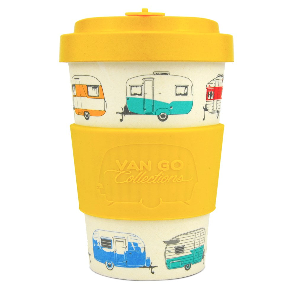 Van Go Bamboo Travel Mug | 400ml | 'Autumn' Yellow