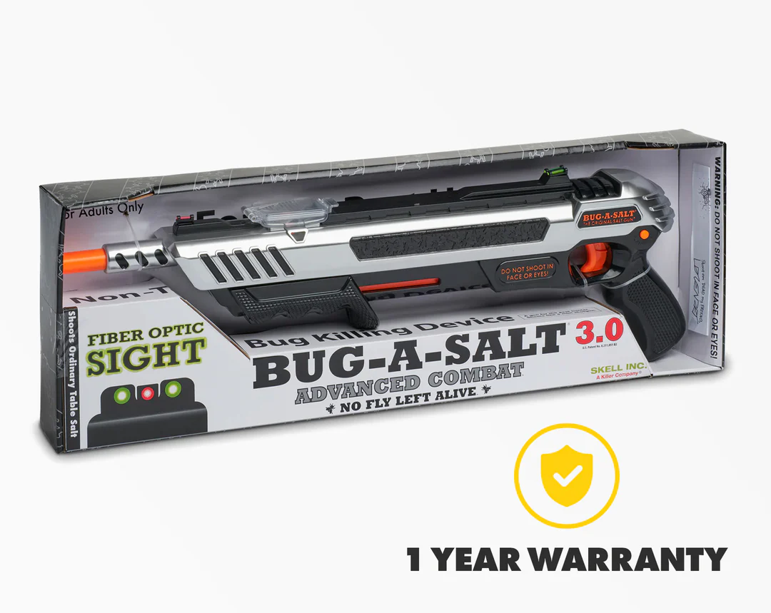 Bug-A-Salt 3.0 Bug Blaster | Advanced Combat Fiber Optic Silver