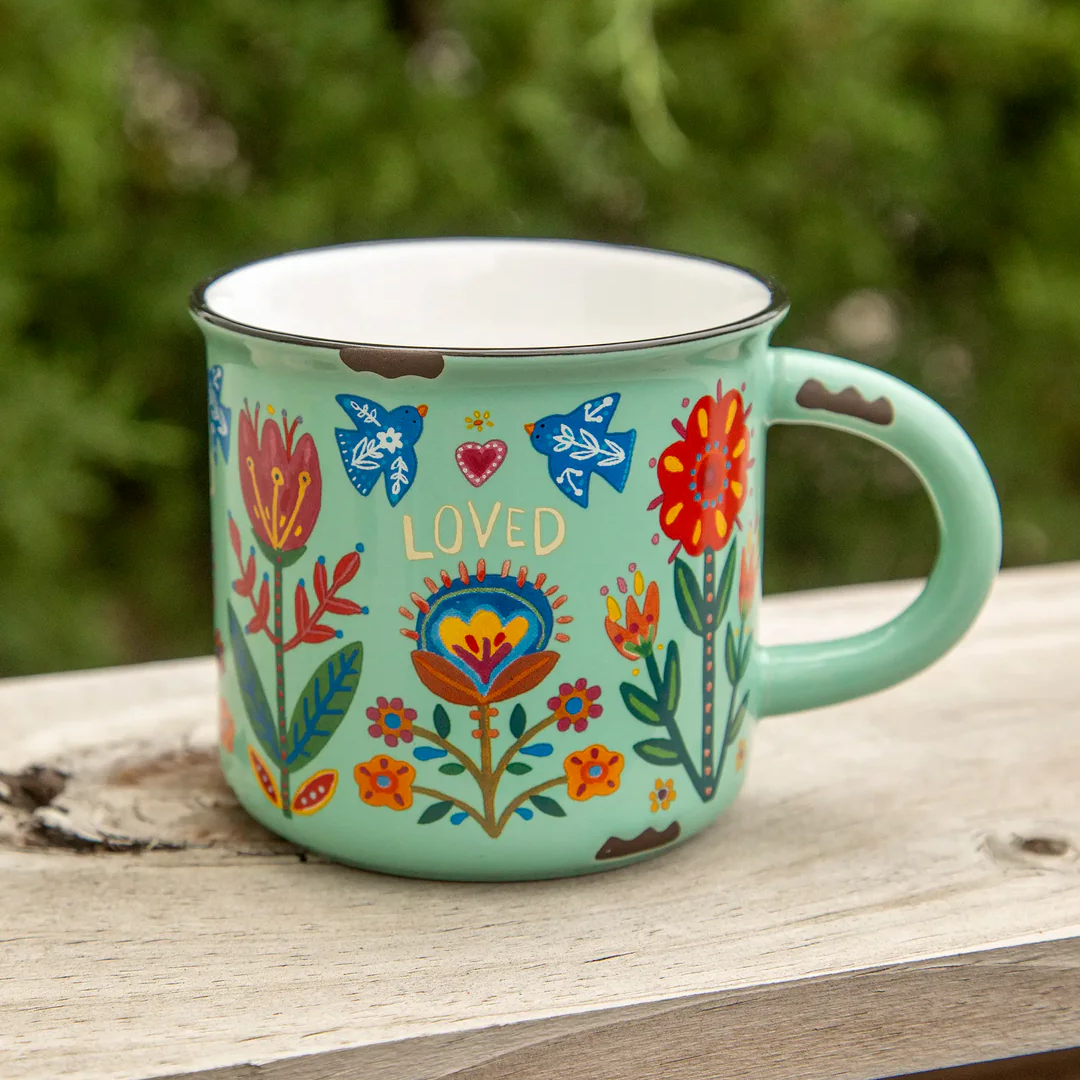 Loved | Camp Mug by Natural Life 114