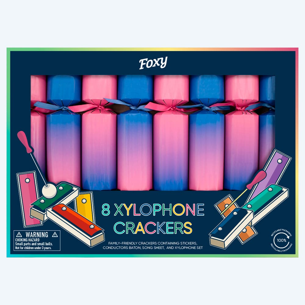 Christmas Crackers | Ombre Xylophone 8pk