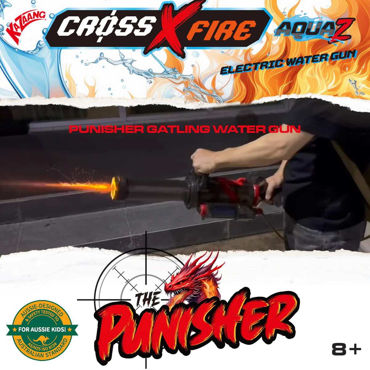 CrossXFire AquaZ | The Punisher Water Blaster