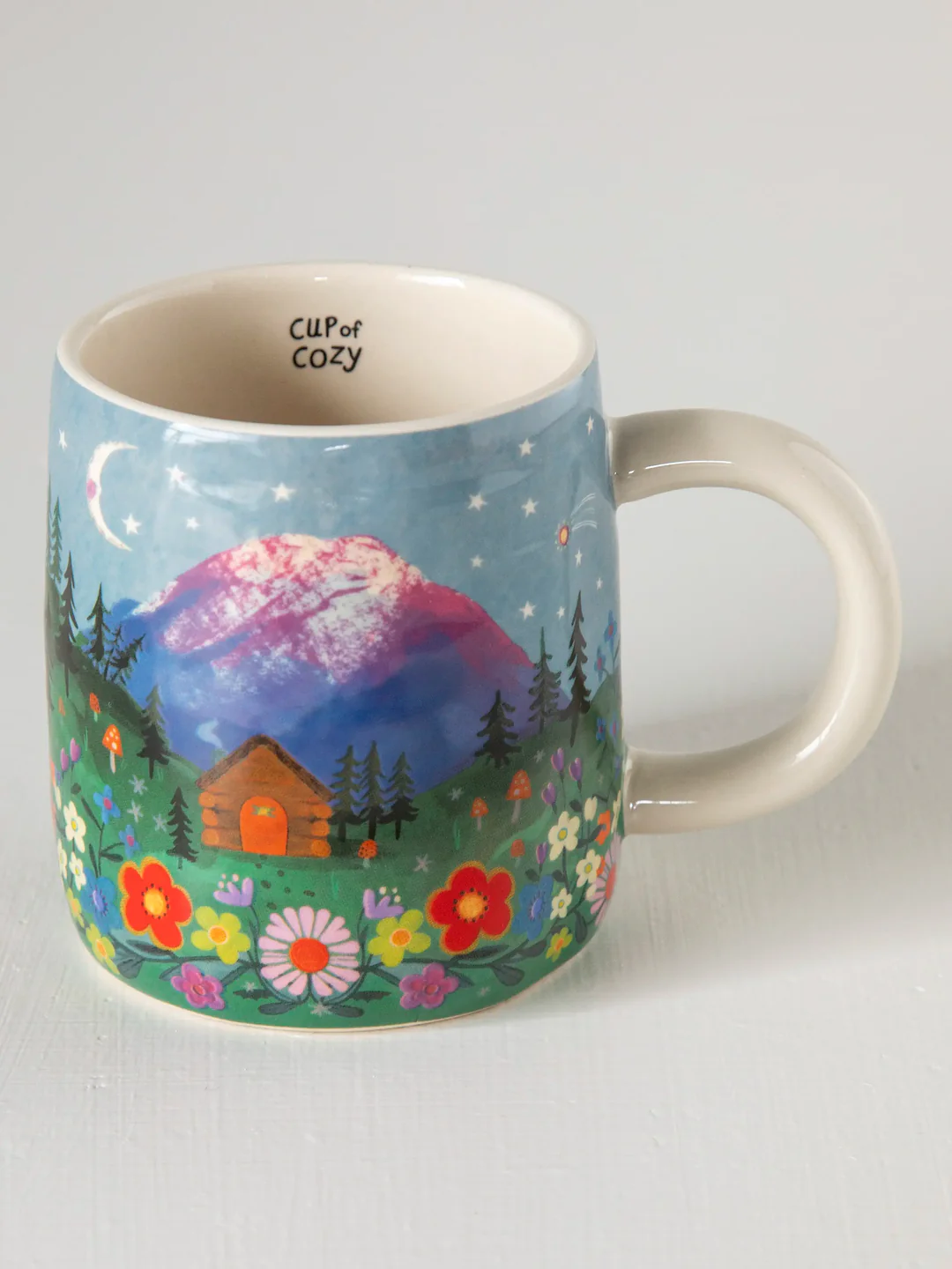 Cup of Cozy | Mountain Stoneware Mug by Natural Life 115