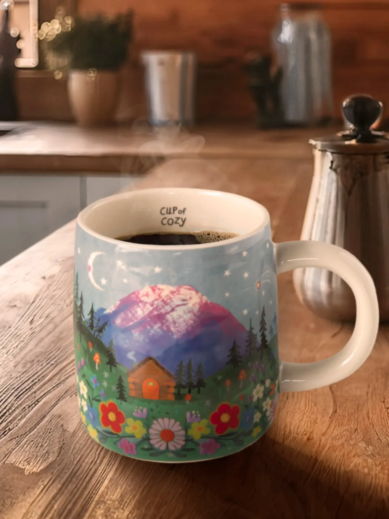 Cup of Cozy | Mountain Stoneware Mug by Natural Life 115