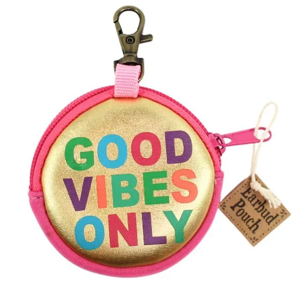 Good Vibes Only | Ear Bud Pouch by Natural Life