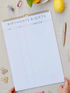 Write To Me | 2025 Family Chaos Calendar Planner