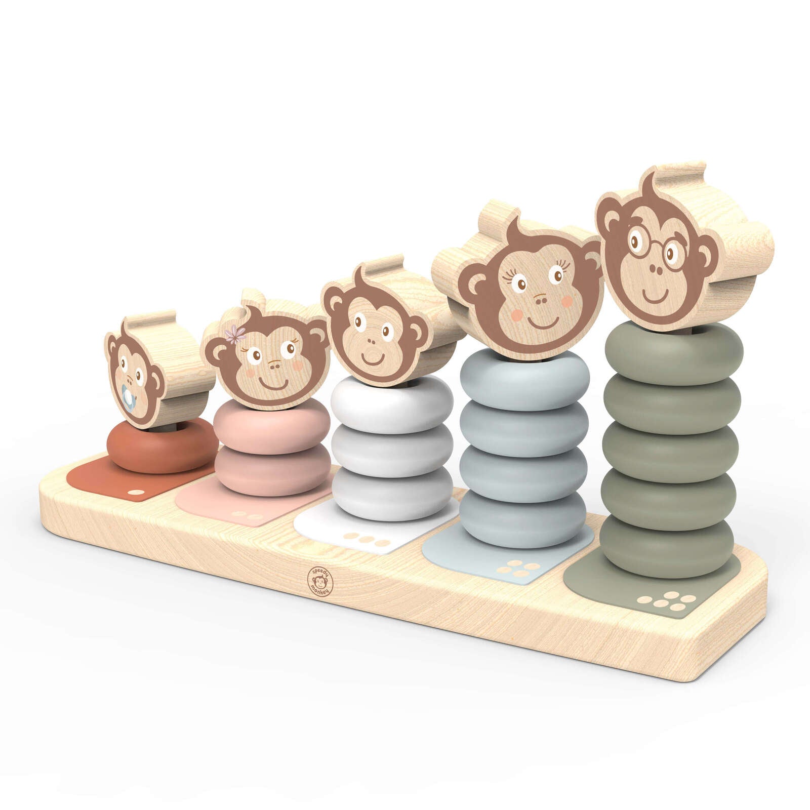 Monkey Family Stacker by Speedy Monkey