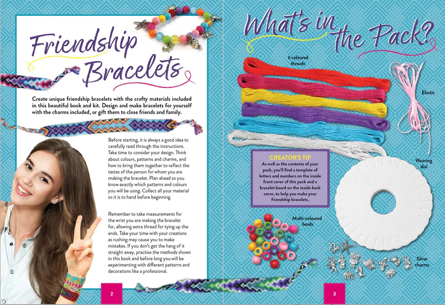 Friendship Bracelets Activity Book