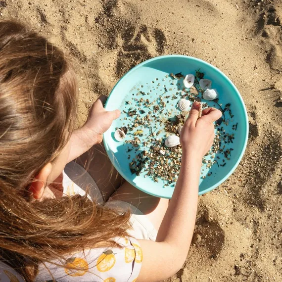 Quut | Frisbee and Sand Sifter Vintage Blue