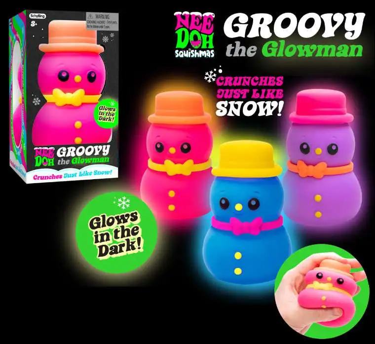 Schylling Groovy The Glowman NeeDoh