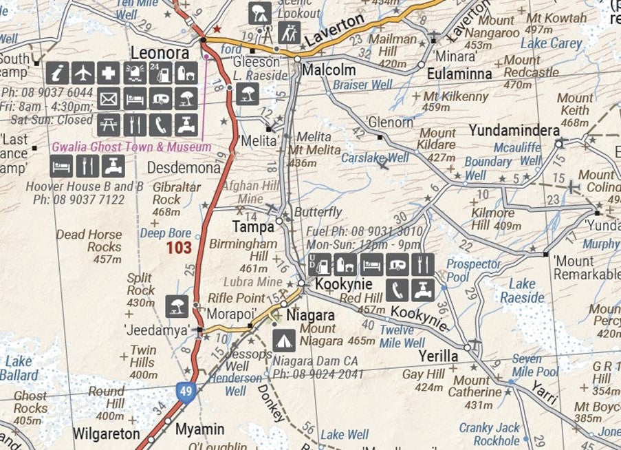 Hema Maps | Great Desert Tracks Western Sheet