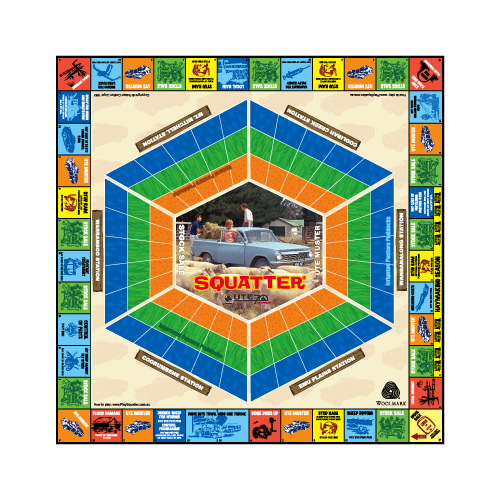 Squatter® HOLDEN 70th Anniversary Edition Board Game