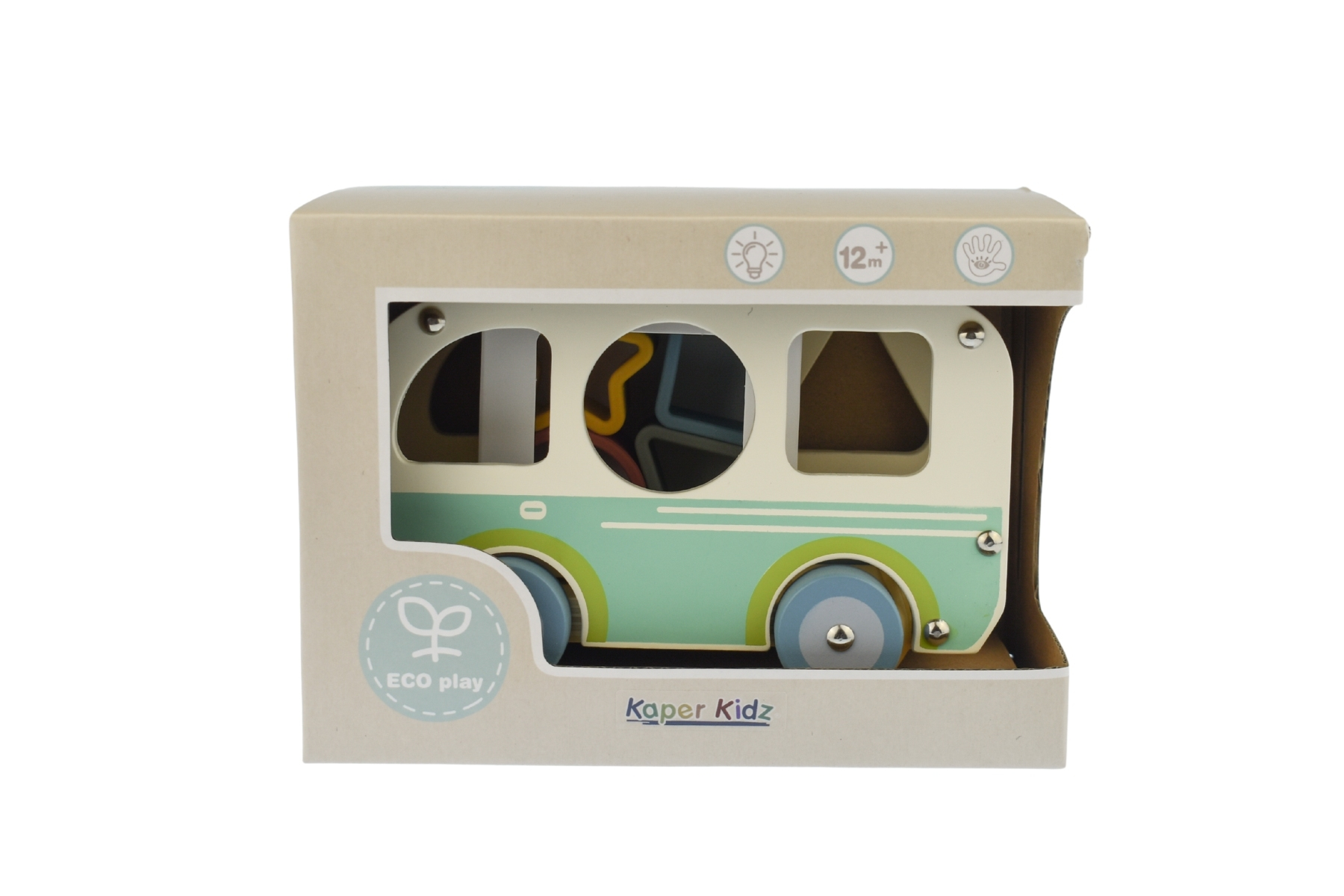 Kaper Kidz | EcoShape Wheelie Van Shape Sorter