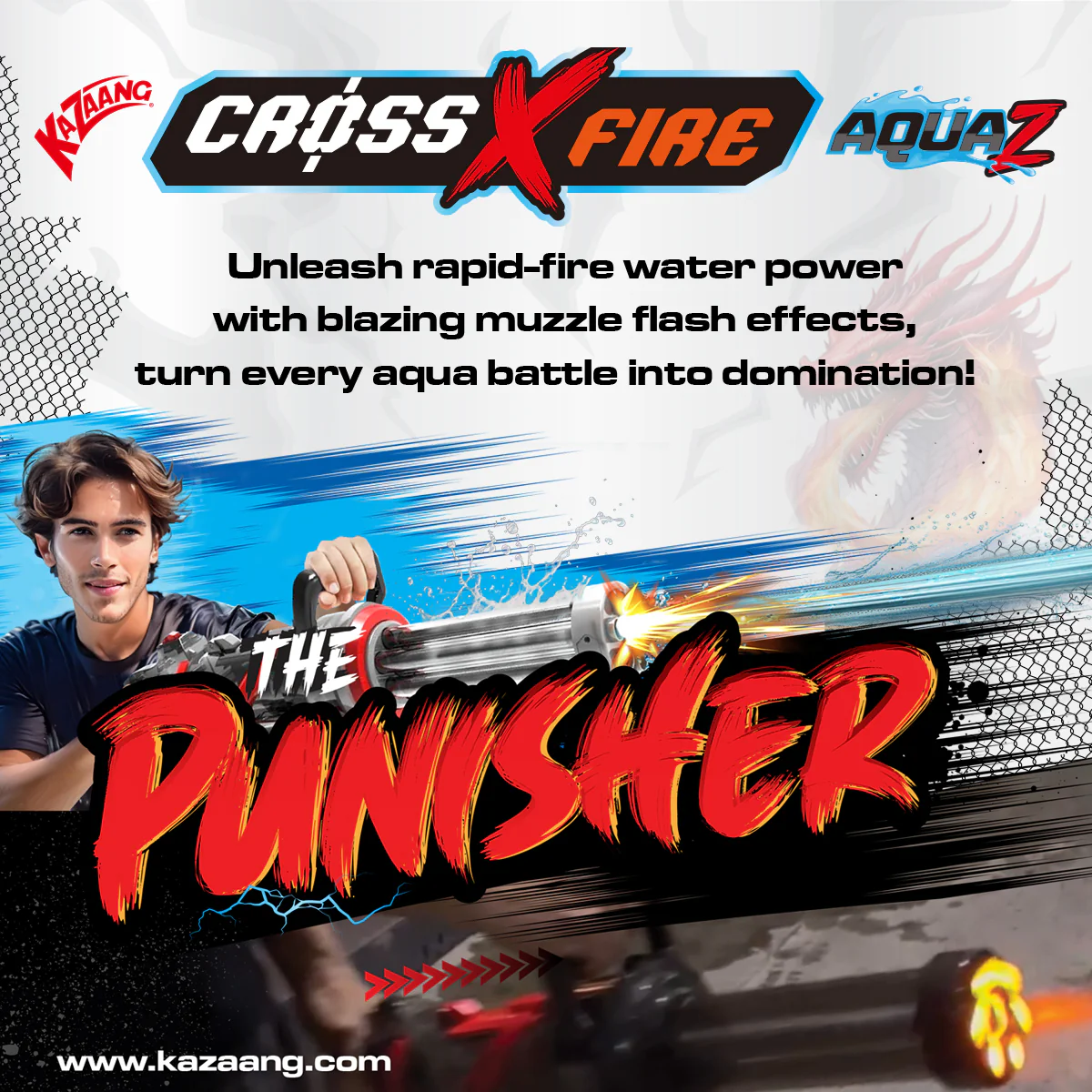 CrossXFire AquaZ | The Punisher Water Blaster