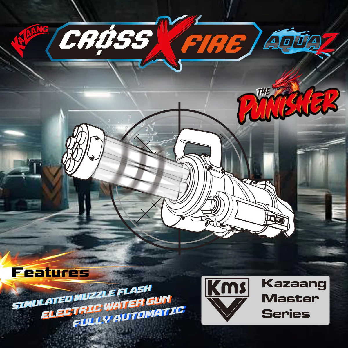 CrossXFire AquaZ | The Punisher Water Blaster