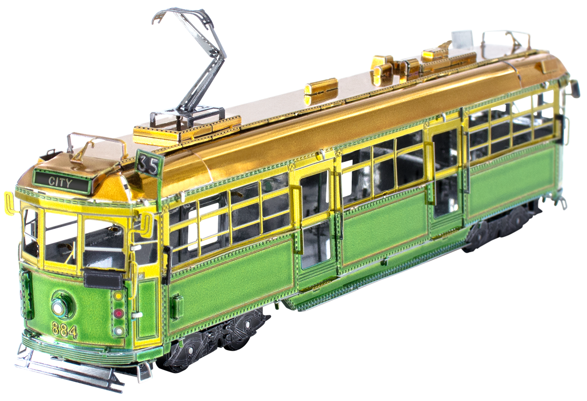 Metal Earth Steel Model Kit | Melbourne W-Class Tram