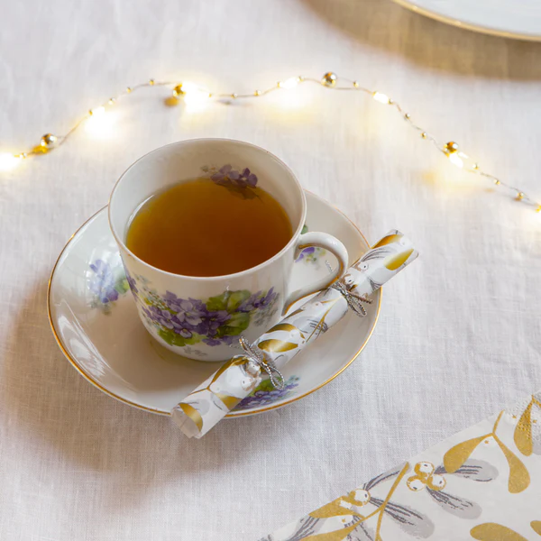 Mini Christmas Saucer Crackers