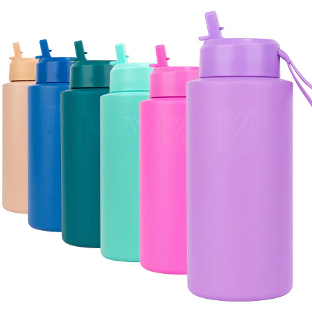 MontiiCo FUSION Insulated Drink Bottle with Sipper Lid | 1 Litre