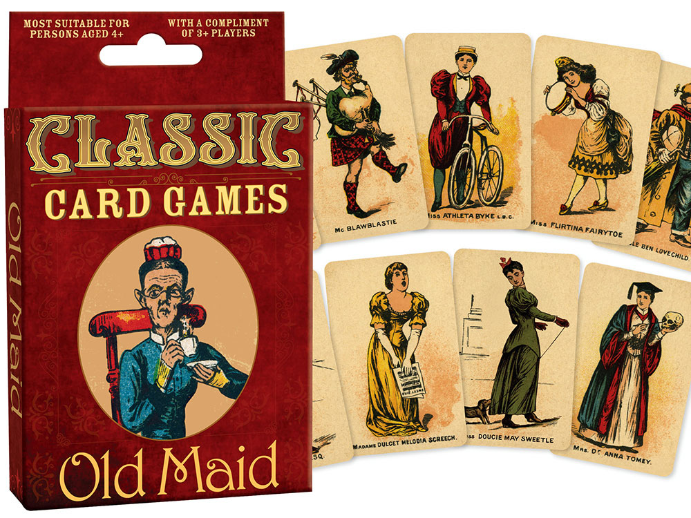 Old Maid Classic Card Games | Jumbo Red