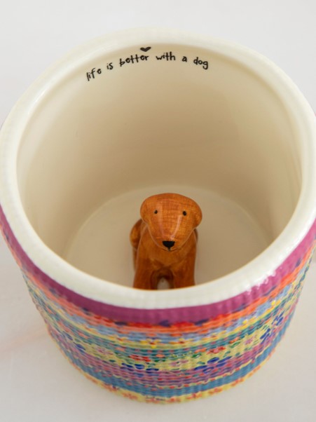 Dog | Peekaboo Mug by Natural Life 464