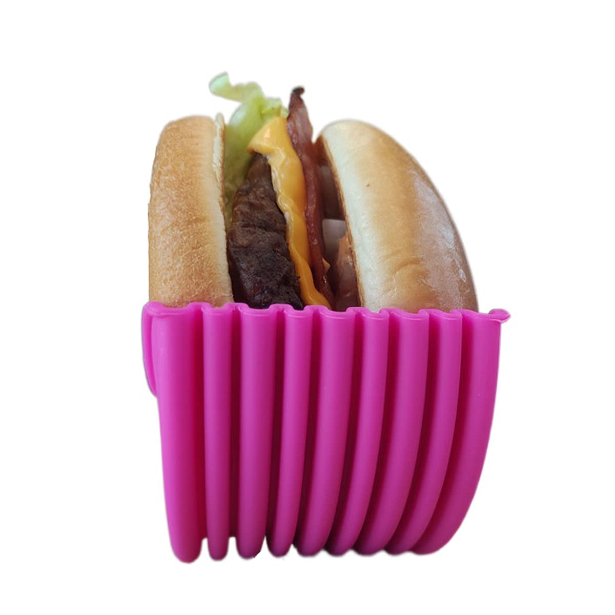 Burger Holder | Reusable Silicone Burger & Roll Holder