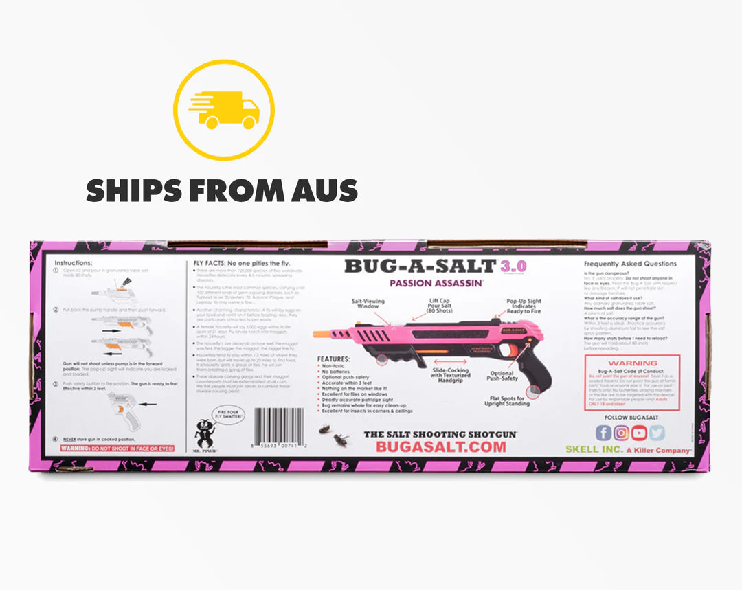 PRE ORDER Bug-A-Salt 3.0 Bug Blaster | Pink Passion LIMITED EDITION