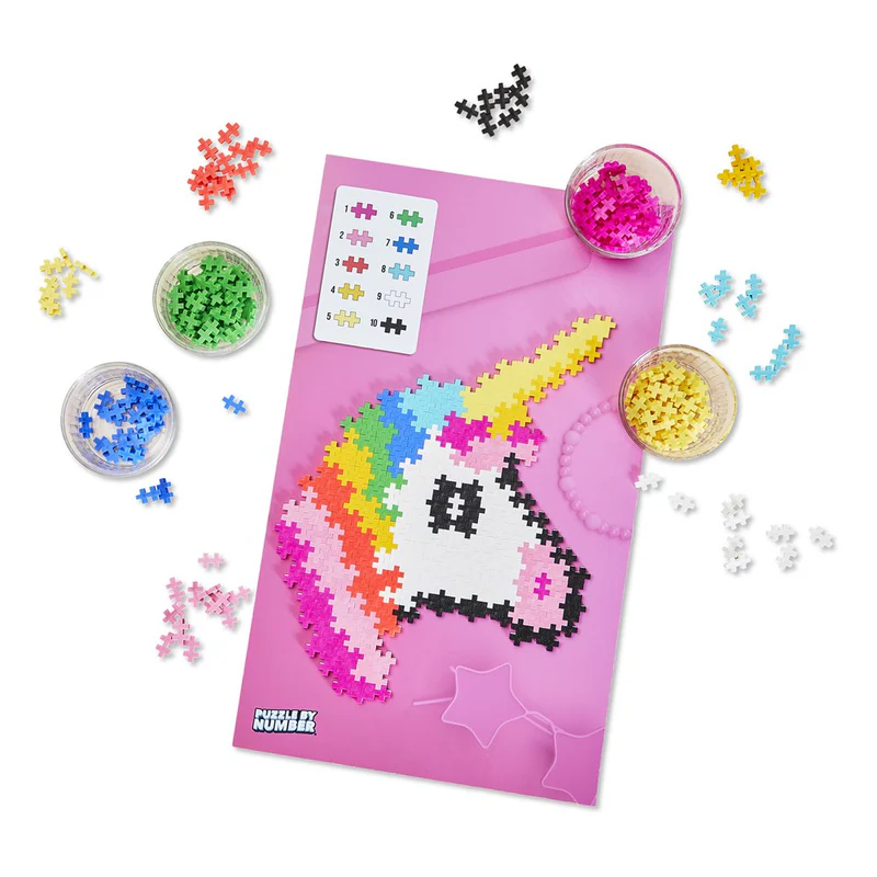 Plus-Plus Puzzle By Number | Unicorn 250pc