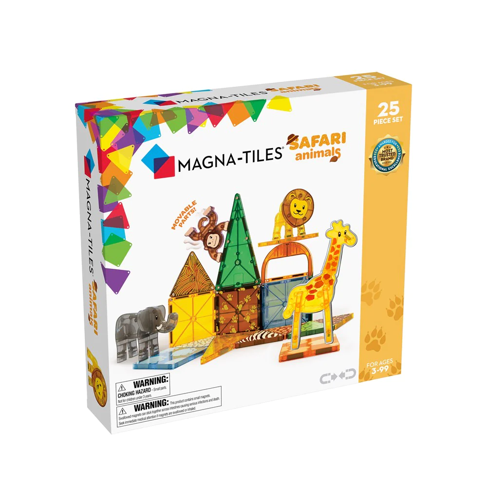 Magna-Tiles | Animals 25 piece set