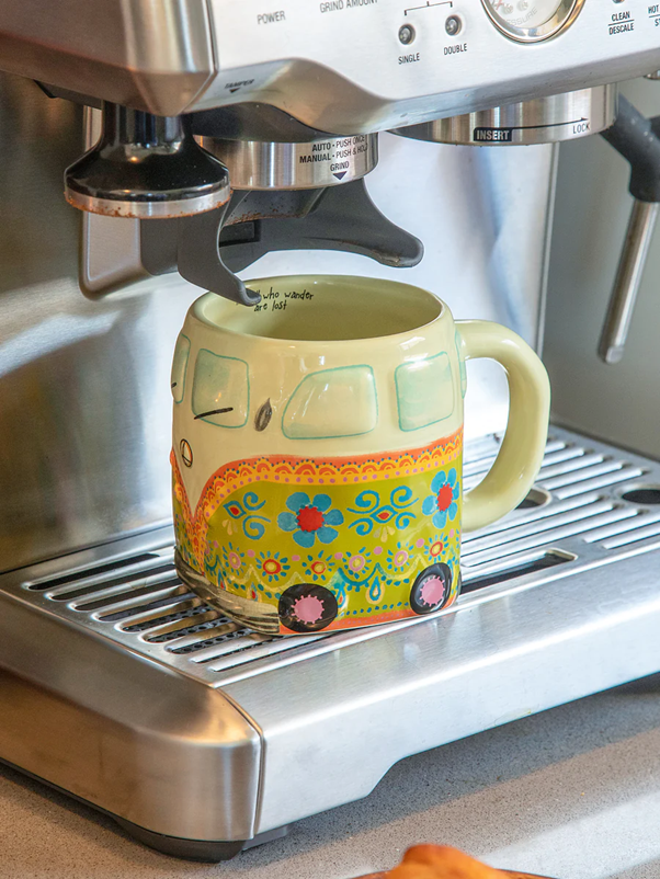 Velma The Van | Folk Art Coffee Mug by Natural  Life 460