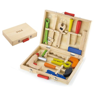 Wooden Case Tool Set by Viga