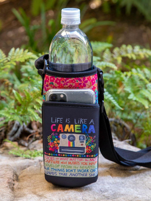 Insulated Water Bottle Carrier | Let's Just Go by Natural Life