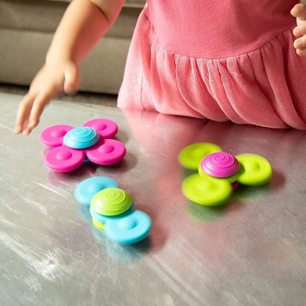 Fat Brain Toys Whirly Squigz | Fun Little Spinners