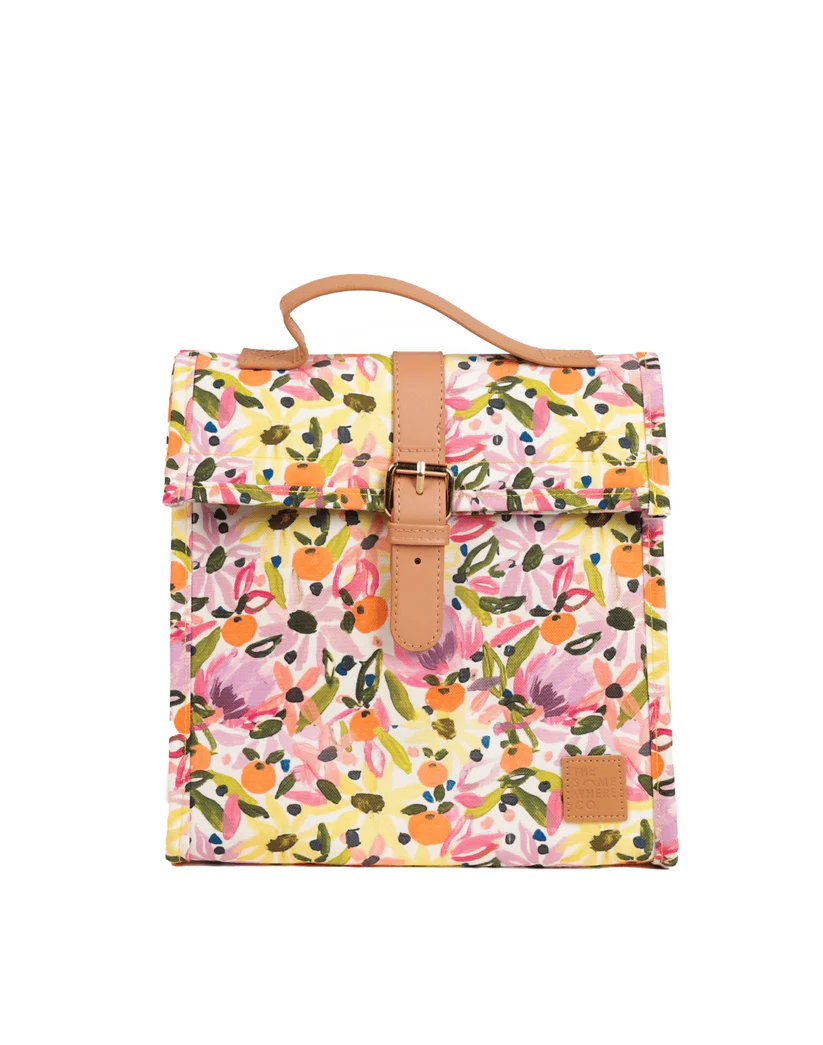 The Somewhere Co. Lunch Satchel w/ Shoulder Strap | Wildflower