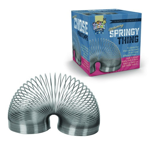 Springy Thing Slinky Fidget Toy Kids Sensory Tools Entertainment ...