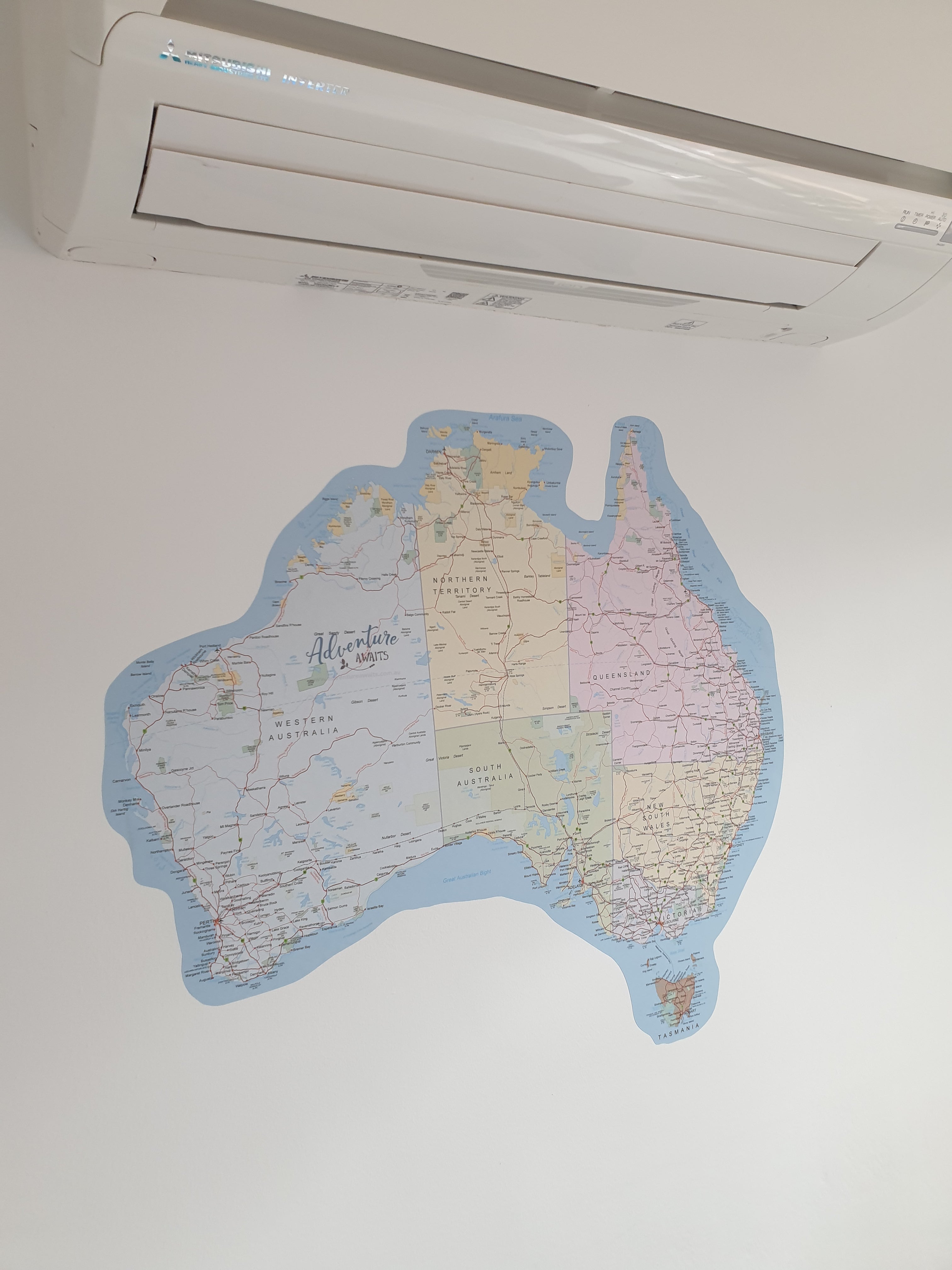 Map of Australia Sticker - EXTRA LARGE UV Outdoors OR Fabric