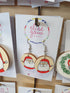 Jolly Santa - Handmade Earrings