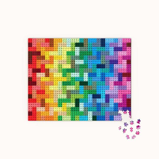 Lego Rainbow Bricks Puzzle 1000p