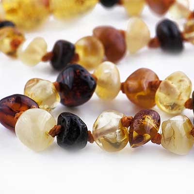 Natures Child 100% Baltic Amber Necklace | Mixed or Cognac